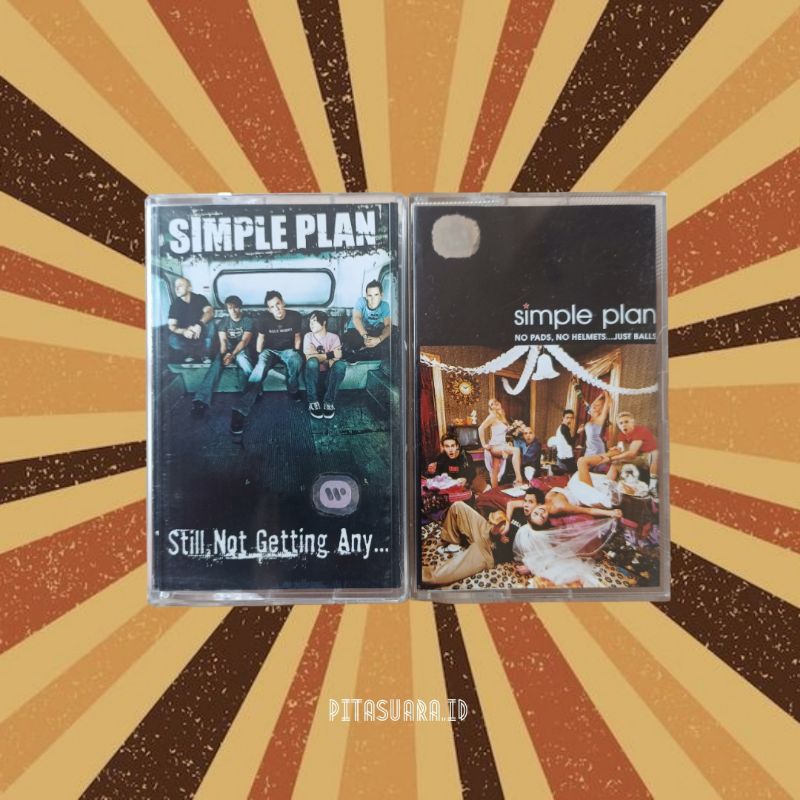 Cassete Tape Original simple plan Paket dua Kaset pita simple plan