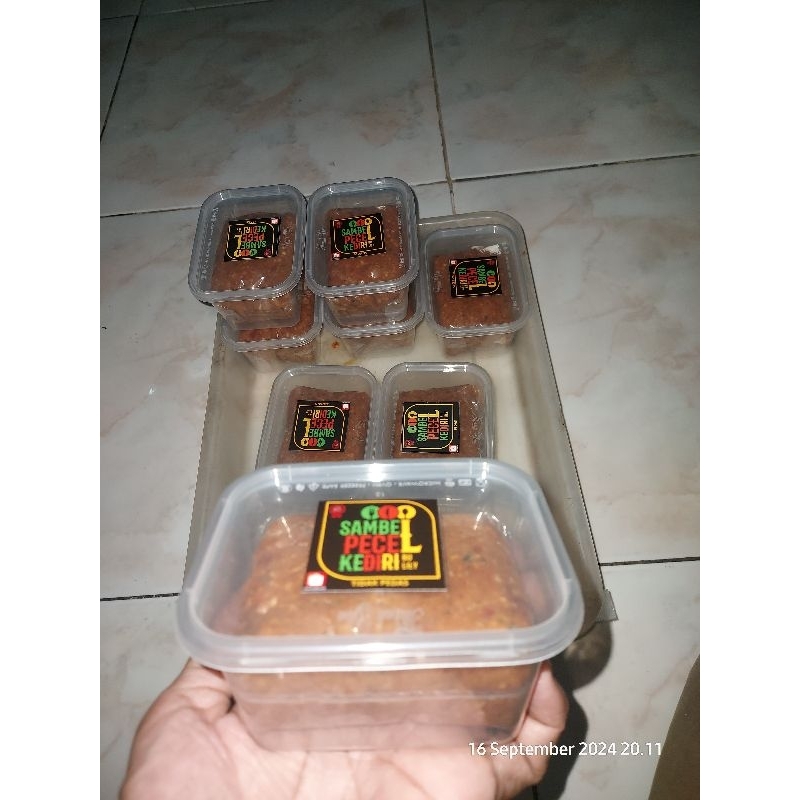 

PECEL KEDIRI BU LILY KEMASAN PLASTIK THINWALL TAHAN PANAS 250gr