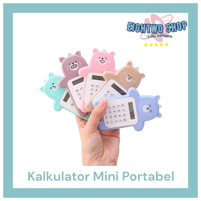 

Calculator Mini Portable Motif Bear / Alat Menghitung Pejumlahan Pengurangan Perkalian Pembagian Bentuk Gambar Beruang Lucu / Kalkulator 8 Digit Tombol Karet Perlengkapan ATK Anak Sekolah Kantor / Untuk Aksesoris Hadiah Ulang Tahun Souvenir Multifungsi