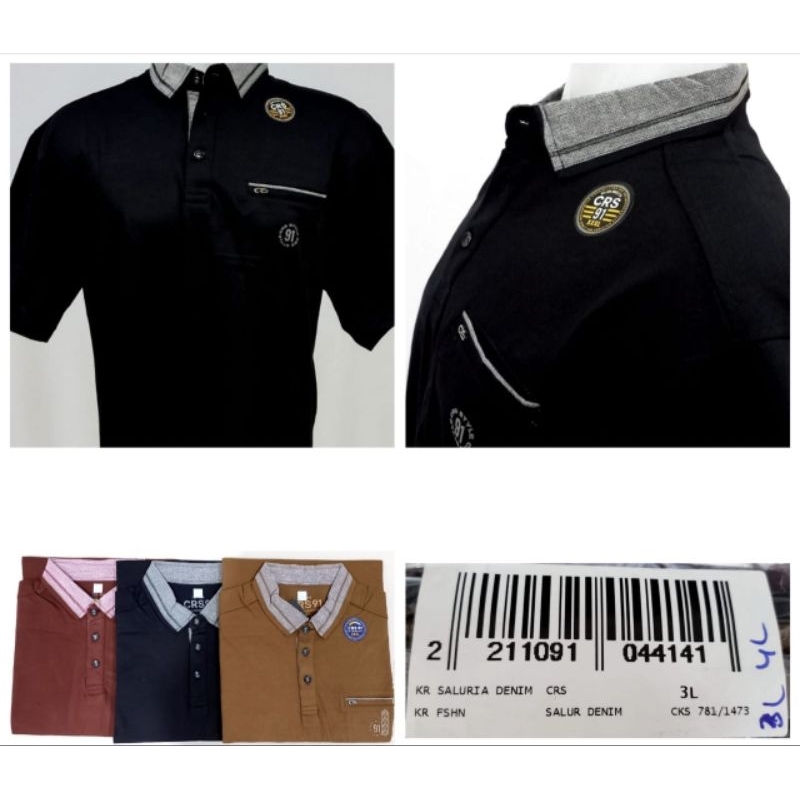 kerah CRS'91 & Hugo Class jumbo/kerah jumbo original/kerah bapak bapak jumbo