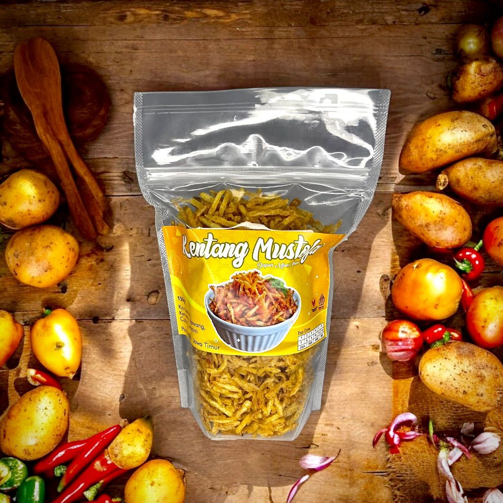 

1Kg Kentang Mustofa Ihsan Kentang Stick Crispy Balado