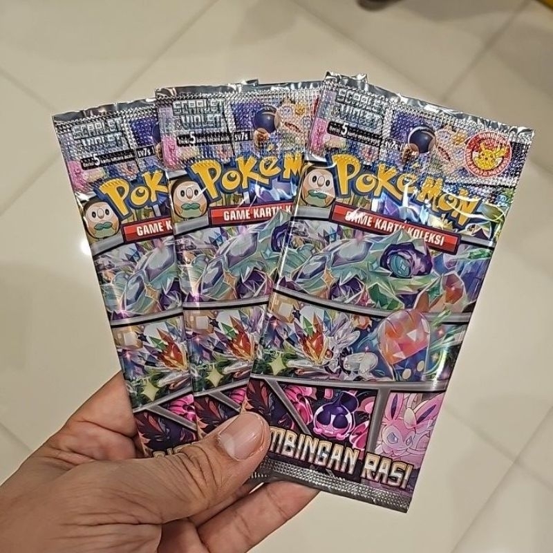 bimbingan rasi pokemon booster pack tcg indonesia kartu original