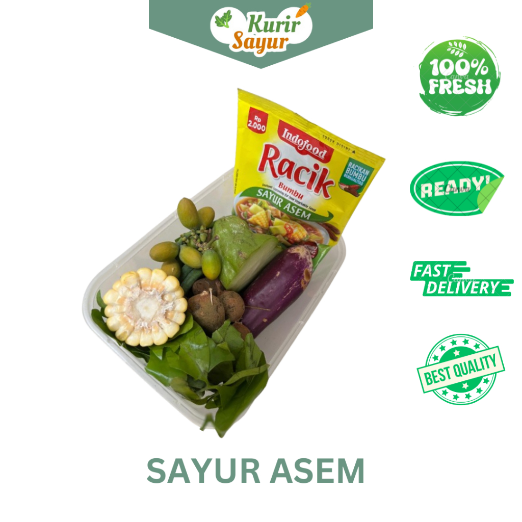 

KURIR SAYUR - PAKET SAYUR ASEM PER BUNGKUS SIAP MASAK