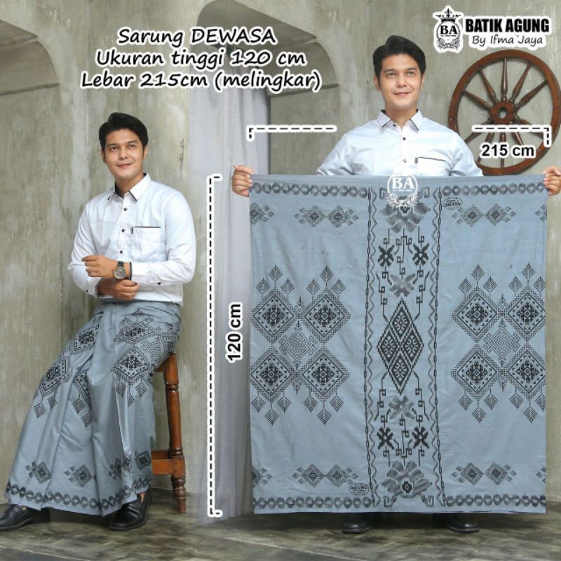 RacunSarung Sarung Batik Motif Diamond Sarung Pria Dewasa Sarung Premium Sarung Santriwati Terbaru T