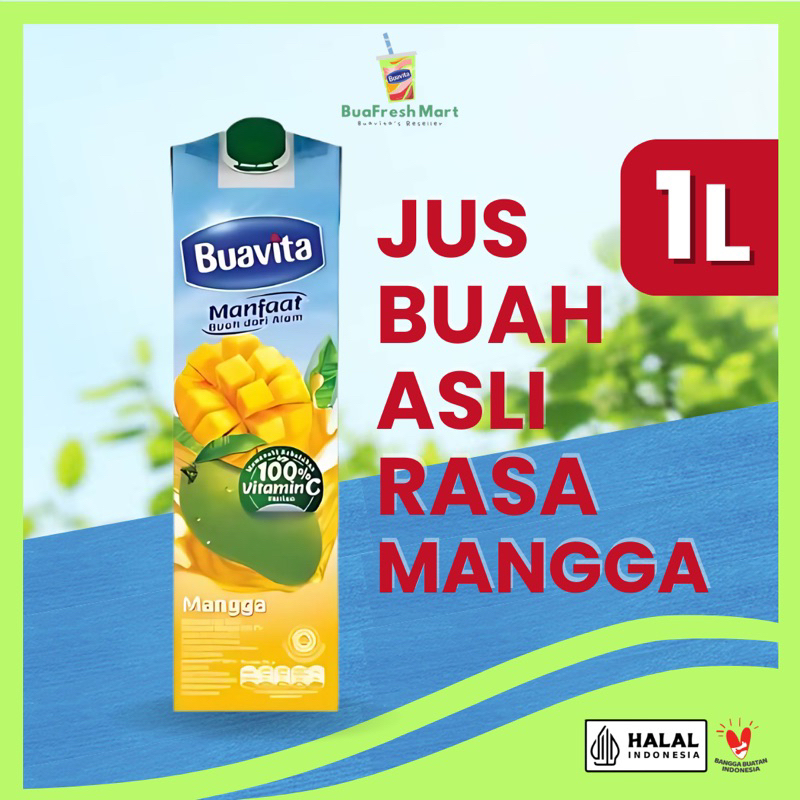 

Buavita Jus Buah Asli Mangga 1000 Ml