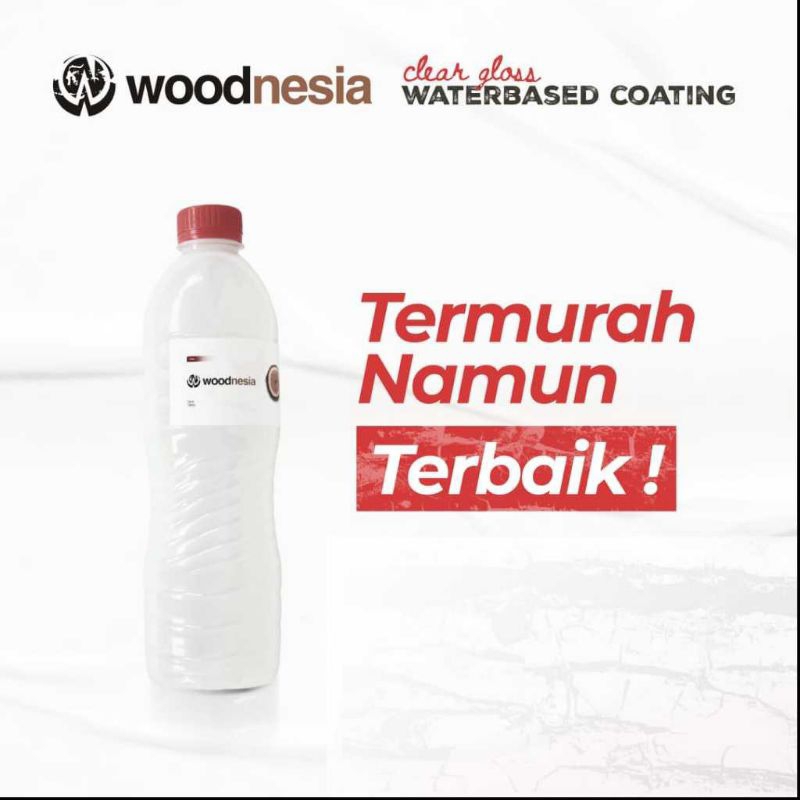 Cat Cleargloss Waterbased Pakai Air Woodnesia PernisVarnish 500ml