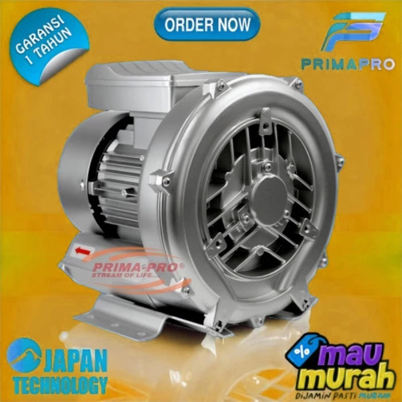 Ring Blower Tambak Udang Kolam Ikan 1HP 220V Blower Kolam 750Watt