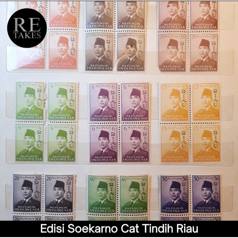 

Prangko Kuno Koleksi Edisi Soekarno Cat Tindih Riau