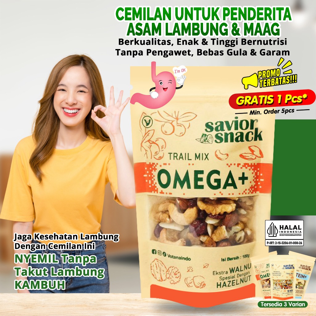 

Cemilan untuk Asam Lambung & Maag Makan Sehat | Savior Snack | Trail Mix Nuts and Fruits Dried
