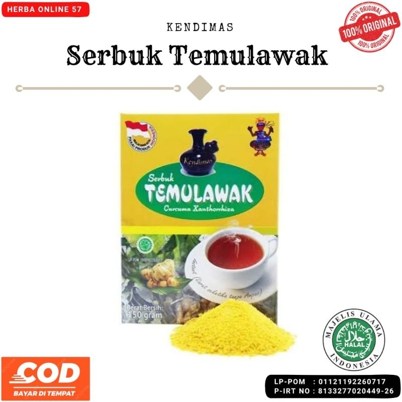 

KENDIMAS SERBUK TEMULAWAK / MINUMAN TRADISIONAL 150gr