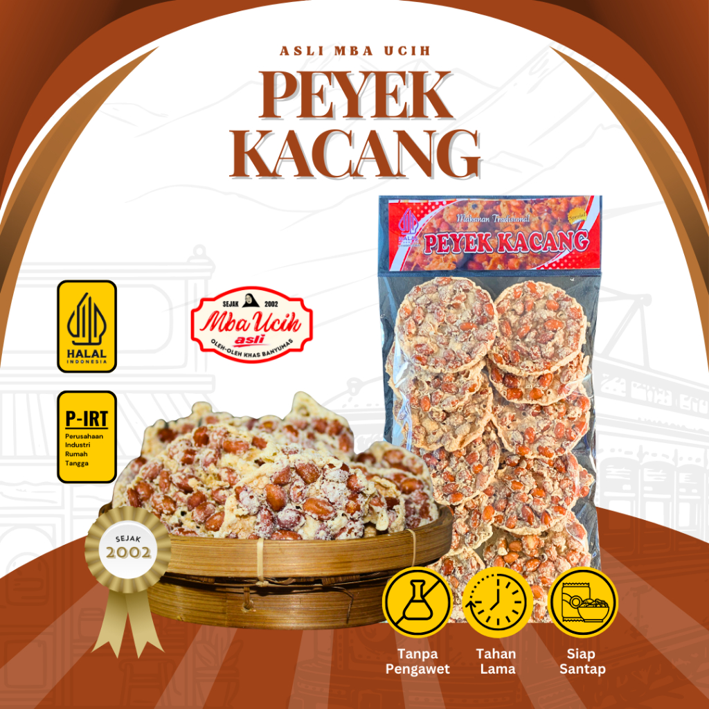 

Peyek Kacang Asli Mba Ucih Oleh Oleh Khas Banyumas