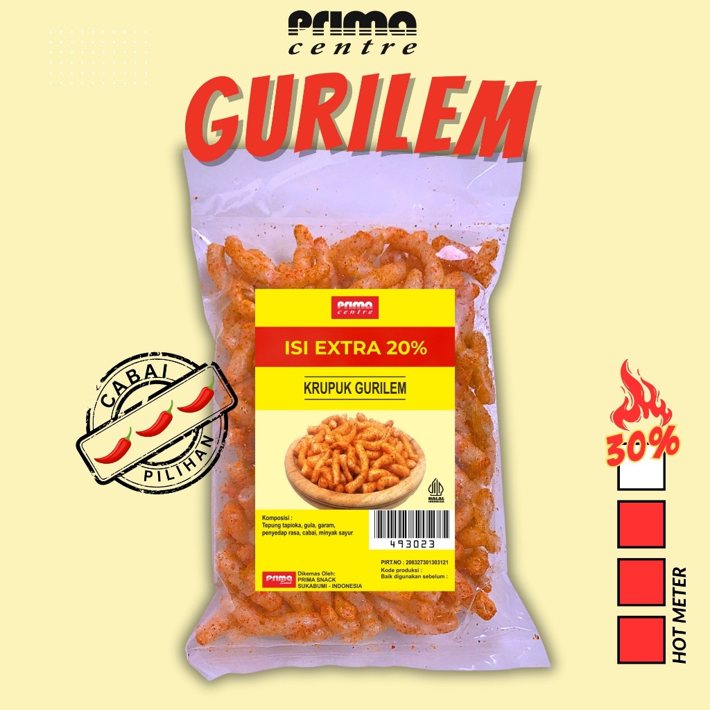 

(PS3) KERUPUK GURILEM PEDAS 43gr