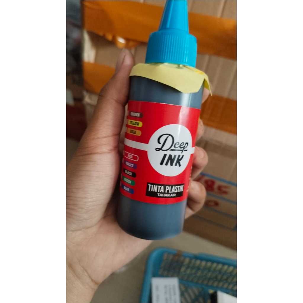jual tinta plastik permanen lokal tinta plastik tinta anti luntur 100ml
