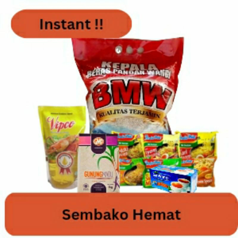 

Paket Hemat Sembako 5 in 1 Pandan Wangi 5 kg