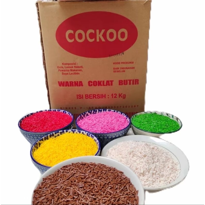 

Meses Warna warni merek Cockoo 500gr / 250gr