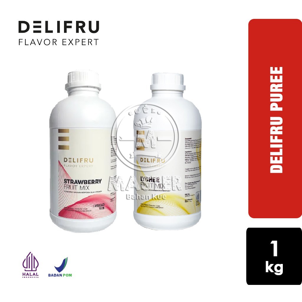 

Delifru Puree Fruit MIx Buah Puree [1 kg]