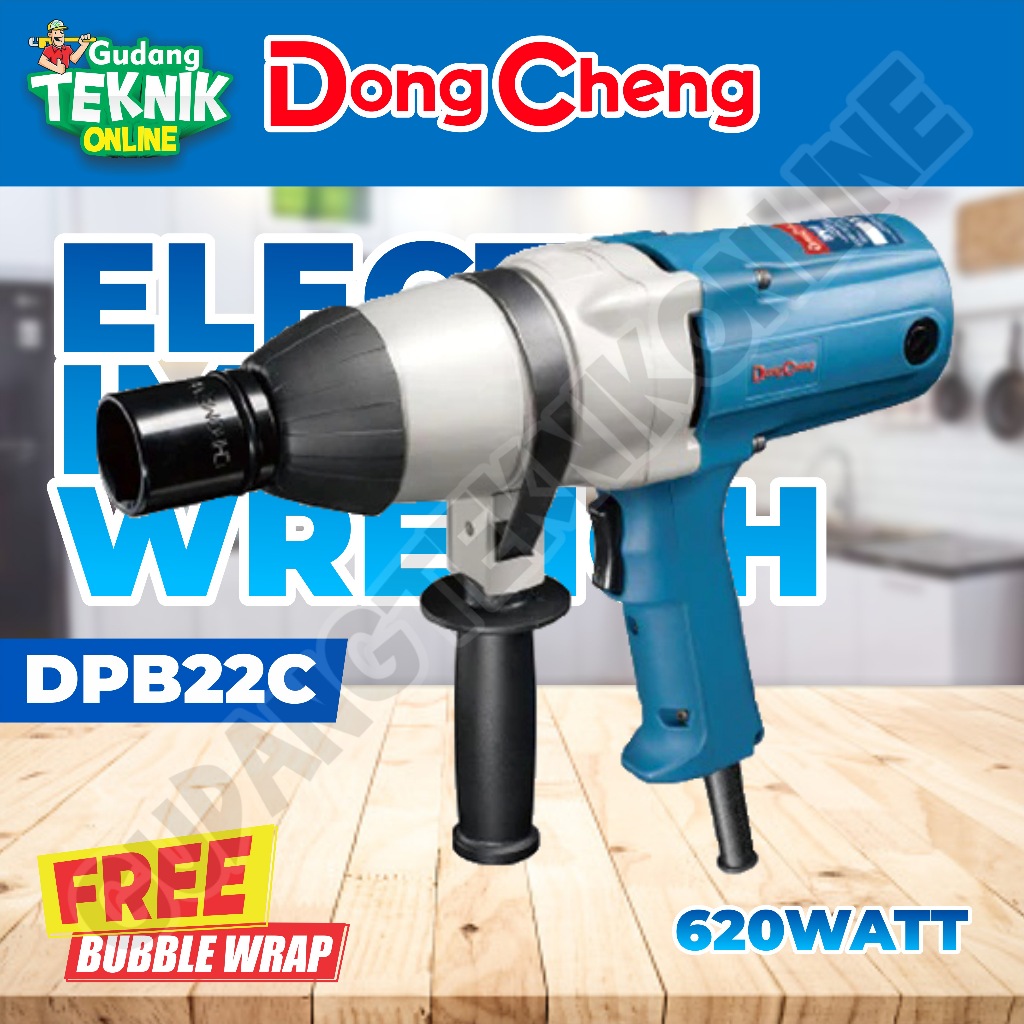 Electric Impact Wrench KOPER DPB22C DONGCHENG / Mesin Alat Buka Baut Impek LISTRIK Screwdriver Alat 