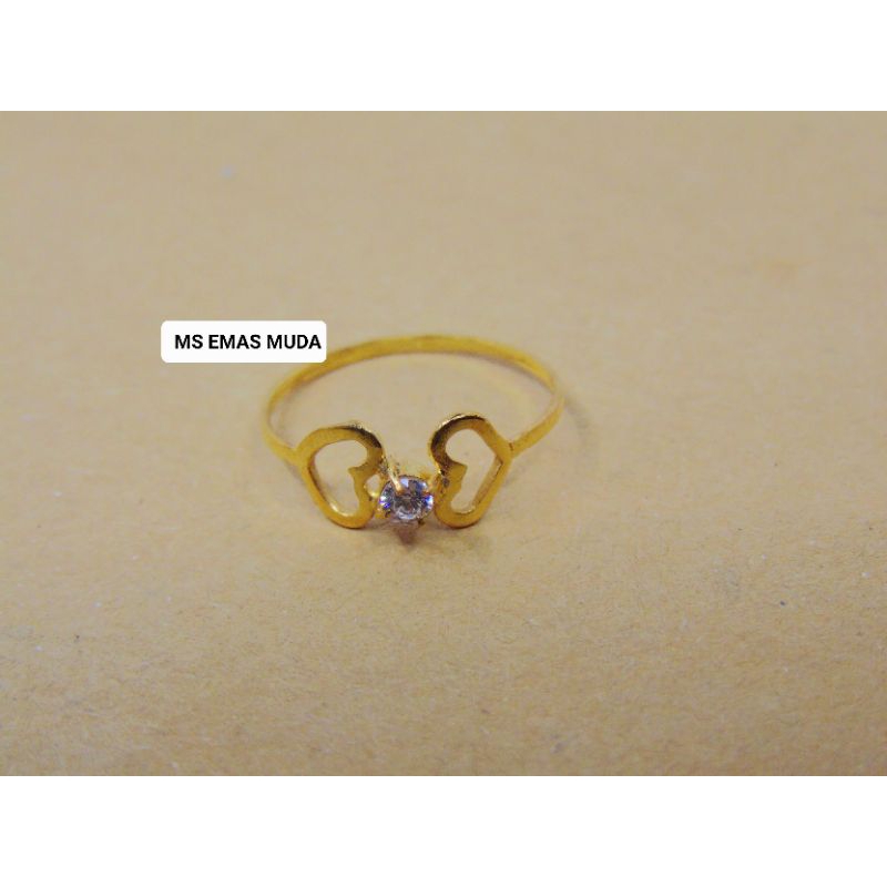 Cincin Emas Muda/ Cincin Wanita Emas Muda/ Cincin Emas 22