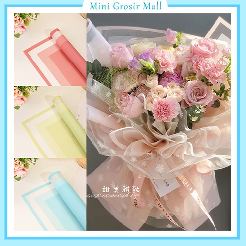 

Flower Wrapping Double ListWaterproof Paper Kertas Buket Bunga perlembar KB6110
