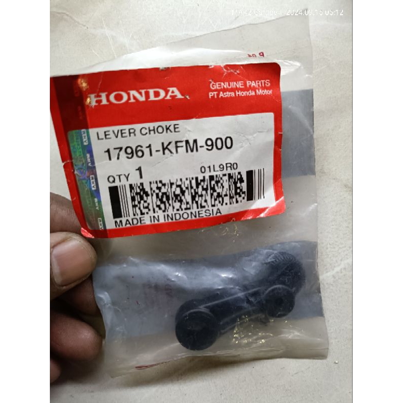 tuas lever choke cuk honda Kirana Supra x 125 fit karisma original AHM17961 KFM 900