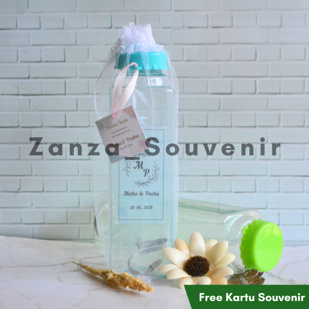 Souvenir Botol Minum Plastik / Tumbler Kotak