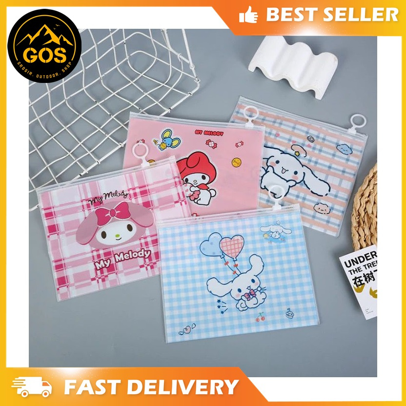 

Pouch Zipper Cosmetic Bag Karakter / Tempat Pensil Alat Sekolah Motif Karakter