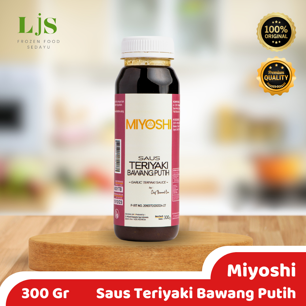 

Miyoshi Saus Teriyaki Bawang Putih 300gr