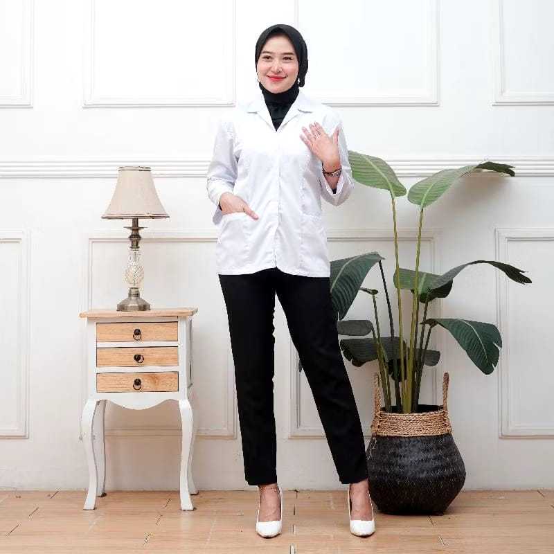 Kemeja Dinas Putih wanita Baju Putih PDH PNS/ASN, Baju Putih Guru, Baju PPL, PDH, Perawat, Bidan Baj