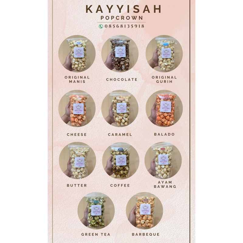 

KAYYISAH POPCROWN MEDIUM 125GR