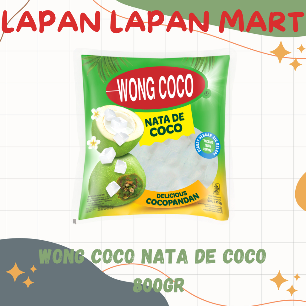 

Wong Coco Nata De Coco 800gr