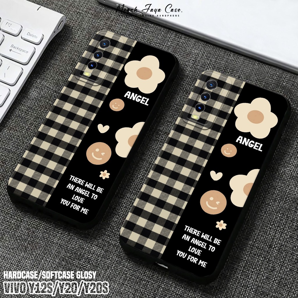 Casing Hp VIVO Y12S/Y20/Y20S - Case VIVO Y20S/Y20/Y12S Motif BUNGA - Silikon Hp VIVO Y20 - Case Terb