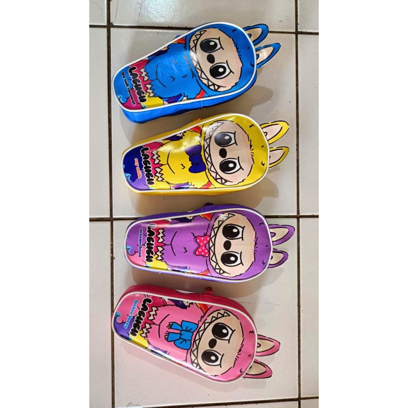 

12 Pcs Pencil case bahan impor model list lucu