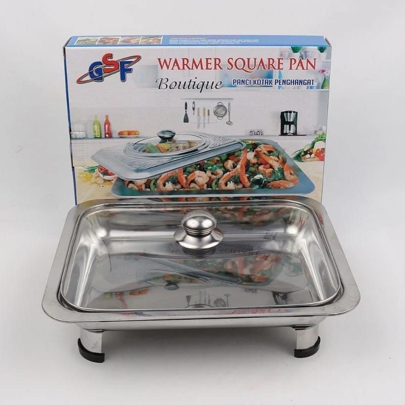 prasmanan full tutup kaca/kotak prasmanan/ panci prasmanan tutup kaca