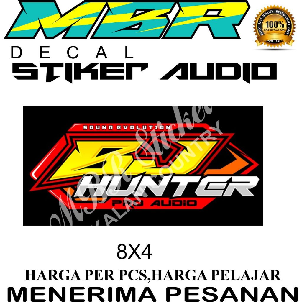 STIKER BJ HUNTER,STIKER AUDIO,STIKER HOREG