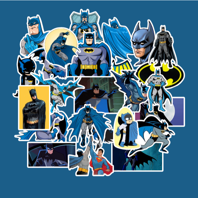 

Stiker Pack Batman Lucu Kekinian Keren Aesthetic HP Laptop Tab Notebook (26 pcs)