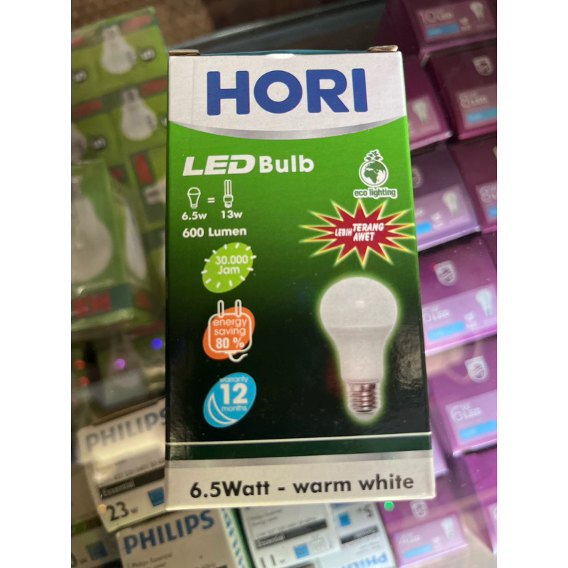 Lampu LED hori warna kuning 6,5Watt