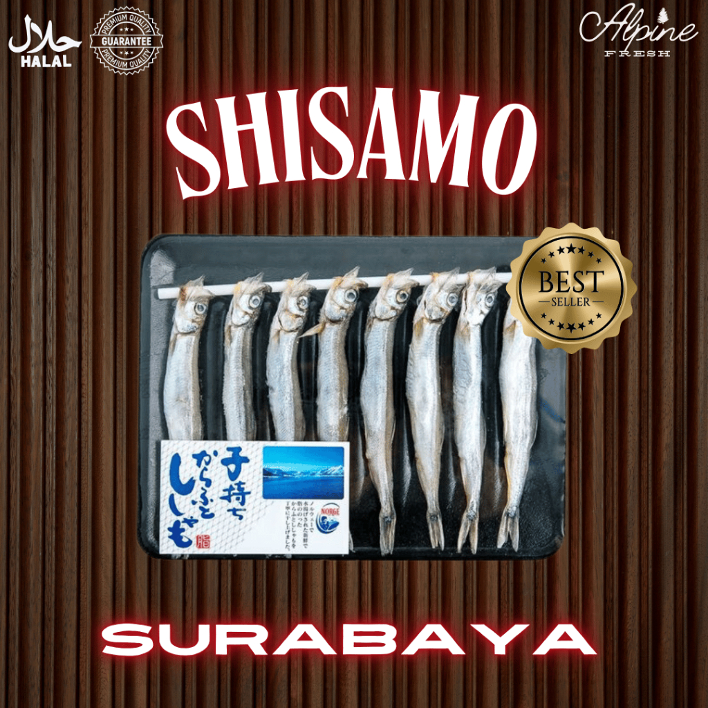

Ikan Shishamo / Capelin Frozen Frozen FRESH! 200g