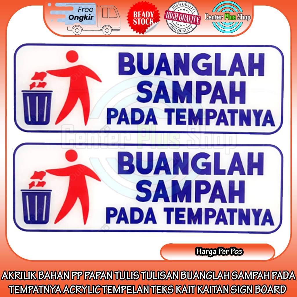 

Stiker Buanglah Sampah Pada Tempatnya Label Acrylic Akrilik Sign Signage Board Tanda Larangan Tulisan Tulis Sticker Ruangan WC Kamar Mandi Masjid Kantor Sekolah Restoran Rumah Makan Tempat Wisata Acrylik Akrilic Tempel Kaca Dinding Dapur