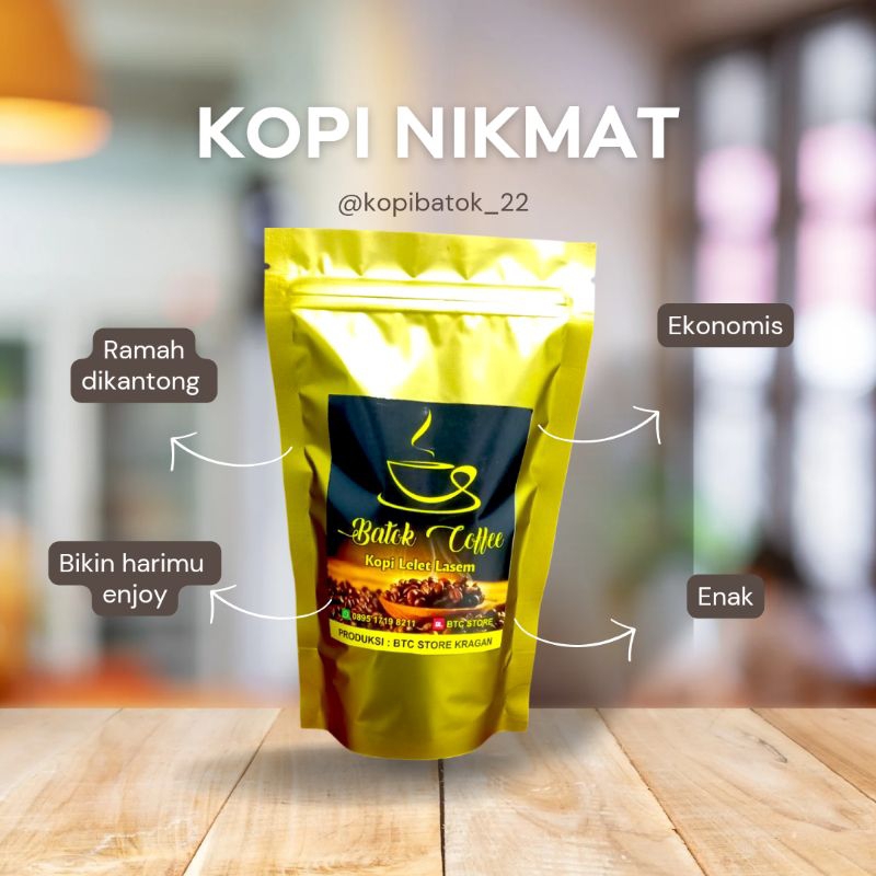 

KOPI LELET-MINUMAN SANTAI-KOPI BOLOT-KOPI HITAM (100gram)