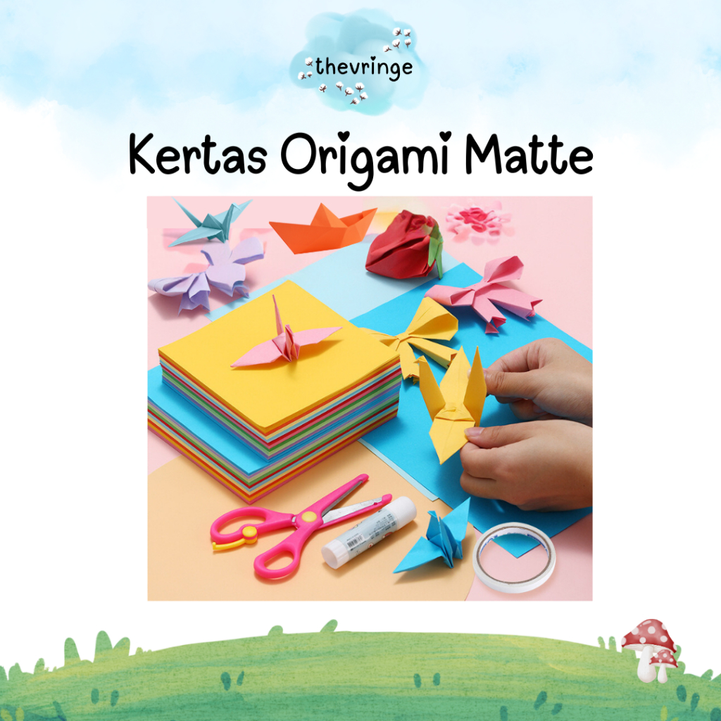 

Kertas Origami Matte Polos Origami Paper 20x20cm 15x15cm 20 x 20 cm