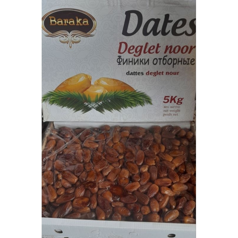 

Kurma Madu Tunisia Kurma Deglet Nour Baraka 1 kardus 5kg