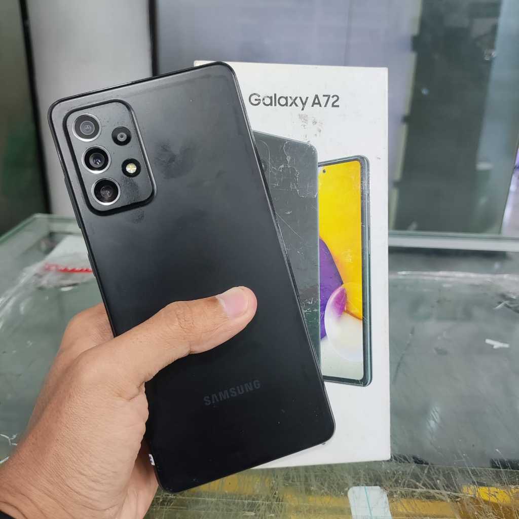 HP Minus Layak Pakai Samsung A72 Ram 8 Rom 256GB Hp Second Minus Layak Pakai