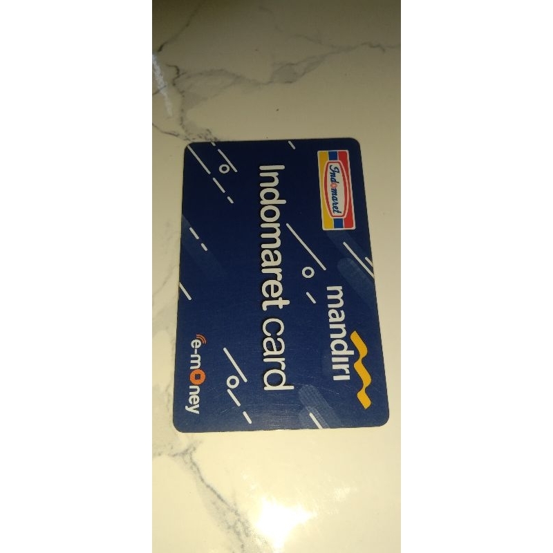 e-money Indomart card mandiri preloved/bekas