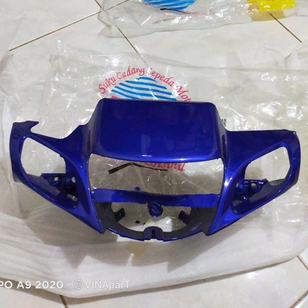 BATOK DEPAN VEGA R LAMA BIRU MERK WIN / FRONT HANDLE COVER VEGA R 04 BIRU MERK WIN