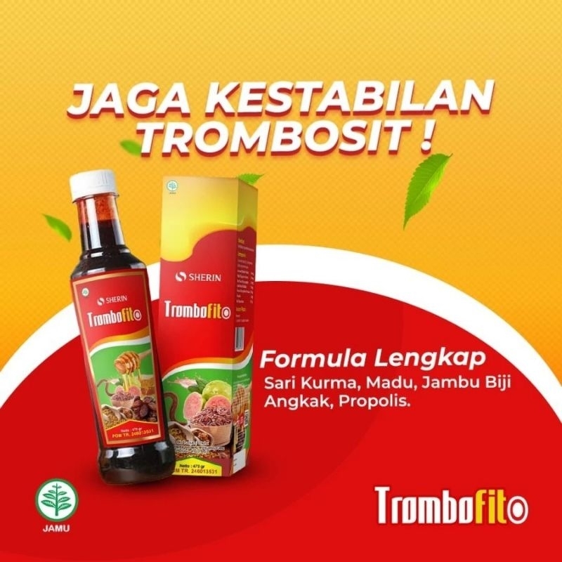 

TROMBOFITO 470 Gram - Sari Kurma Madu Angkak Plus Herbal Sahabat Terbaik Trombosit