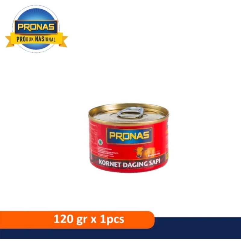 

Pronas Cornet Beff 120gr Daging Sapi Kaleng Halal