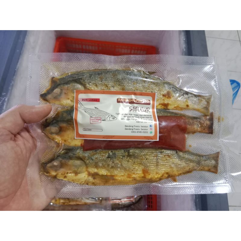 

Bandeng Presto Sedulur 1 pack isi 3 ekor kemasan vakum Sealer #BandengPrestoSedulur#BandengGurih#KulinerBogor#MakananSehat#TanpaPengawet#MakananRumahan#IkanBandeng
