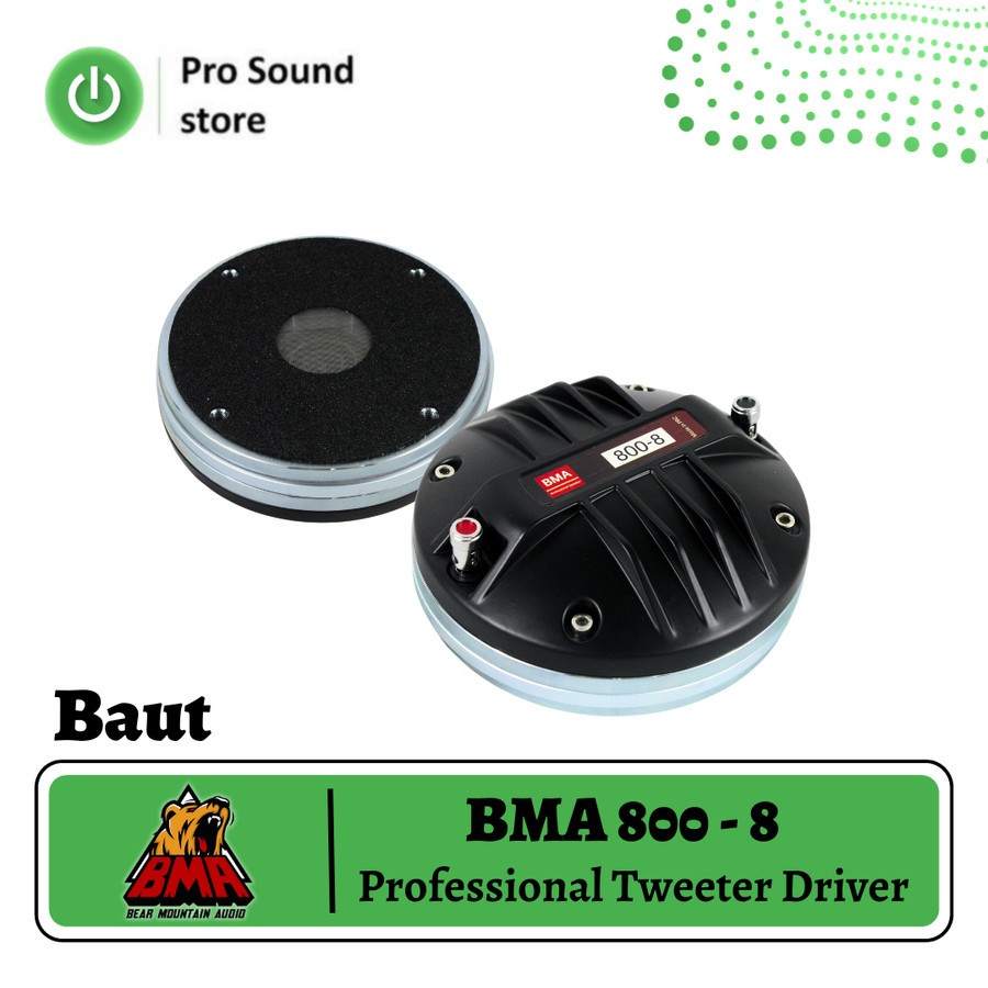 BMA Tweeter Driver Neodynium 800-8 neo coil 3 inch tweter bma neo BAUT 1 SET ISI 2