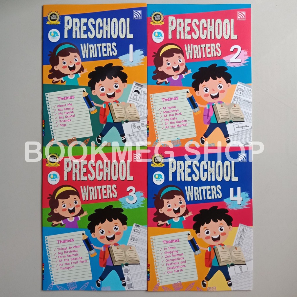 BUKU PRESCHOOL WRITERS BOOK 1 - 4