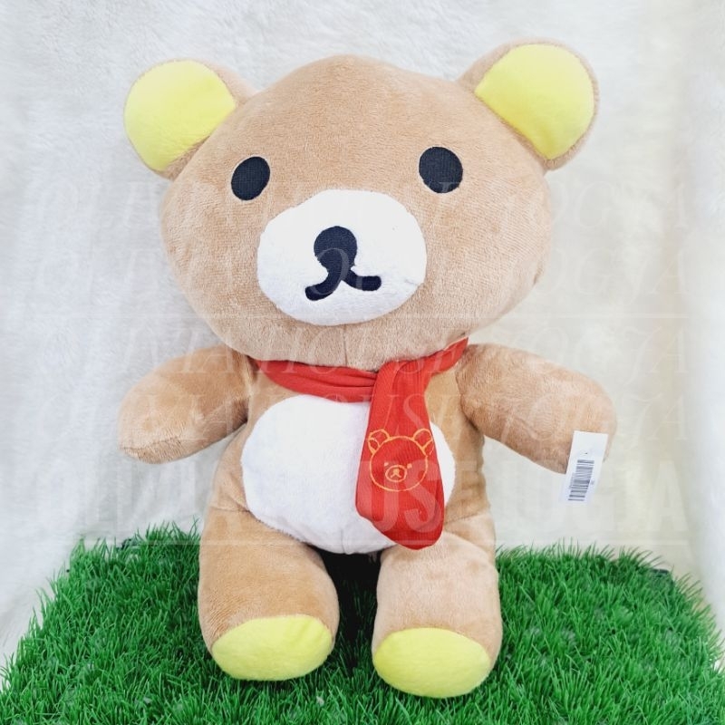 Boneka Rilakkuma L Boneka Rilakkuma L Syall Merah Boneka Rilakkuma L Coklat
